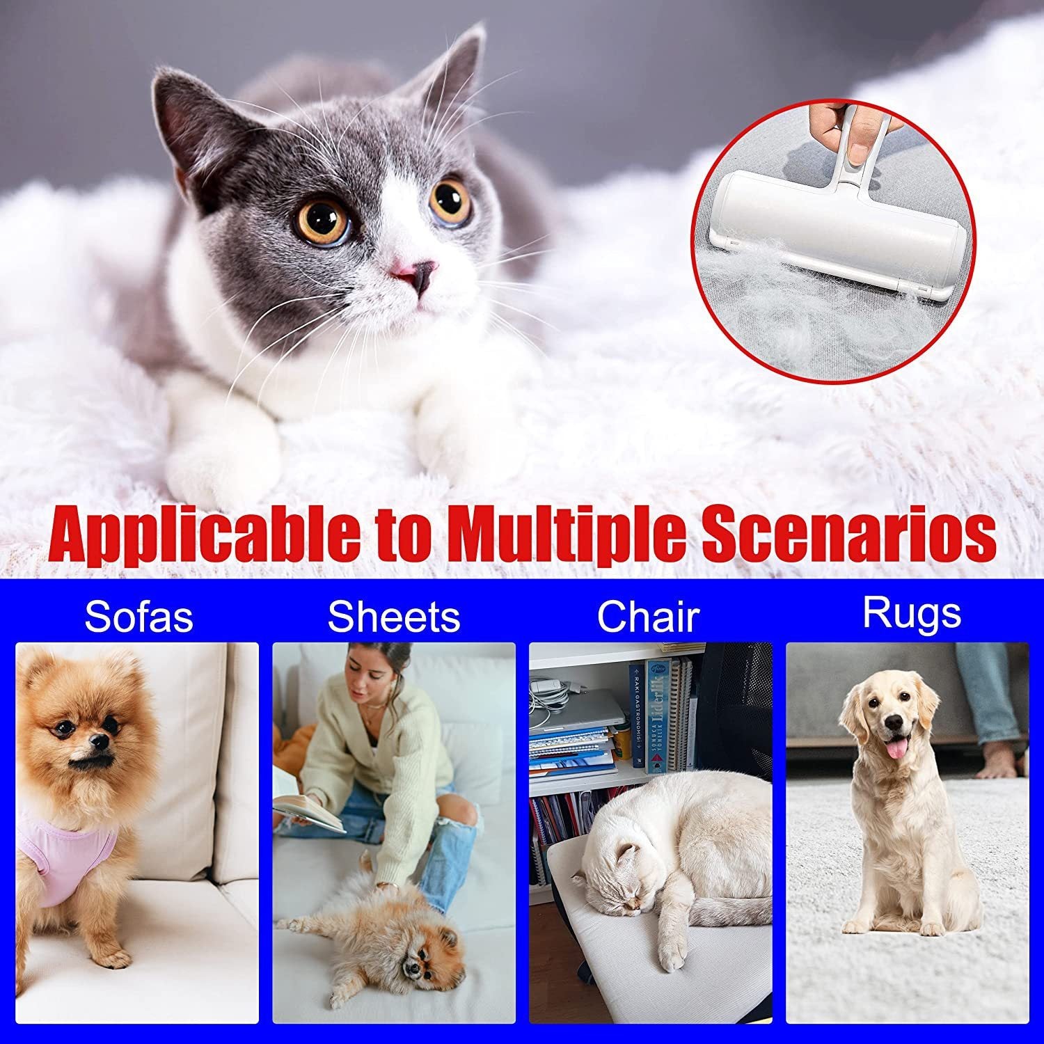 Magical Pet Hair Roller – Quick, Easy, Mess-Free