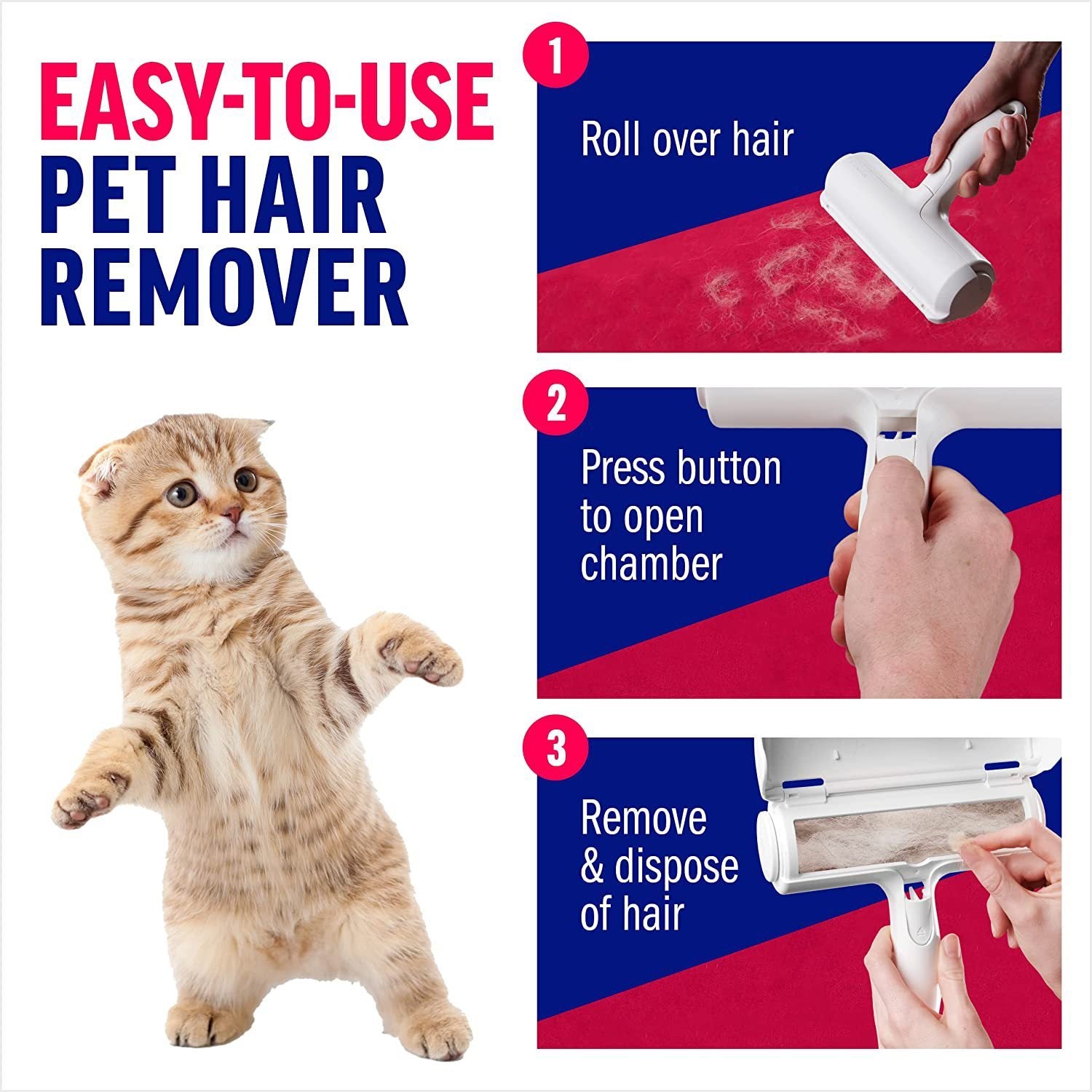 Magical Pet Hair Roller – Quick, Easy, Mess-Free