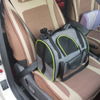 Cozy Folding Pet Travel Carrier – Car Seat & Basket