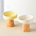 Elevated Cat & Puppy Bowl – Stylish Ceramic Design