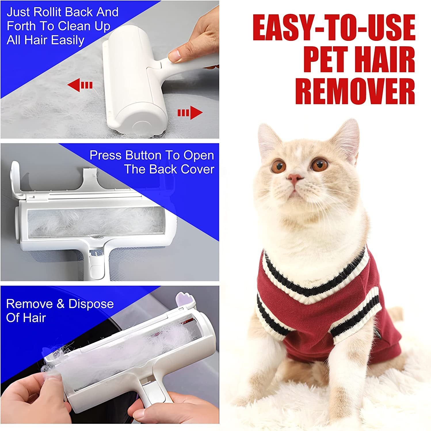 Magical Pet Hair Roller – Quick, Easy, Mess-Free