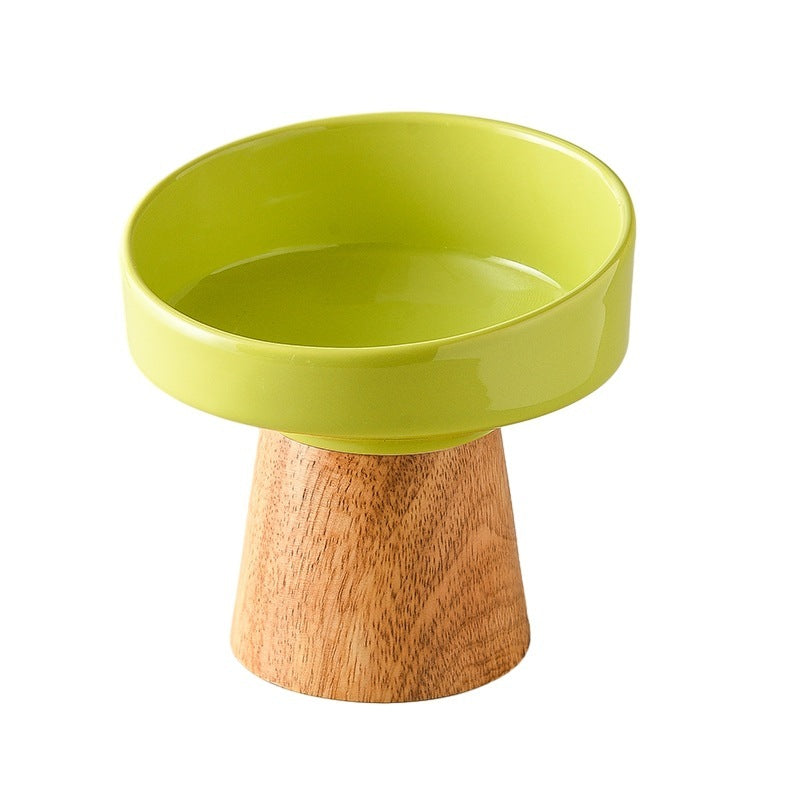Elevated Cat & Puppy Bowl – Stylish Ceramic Design