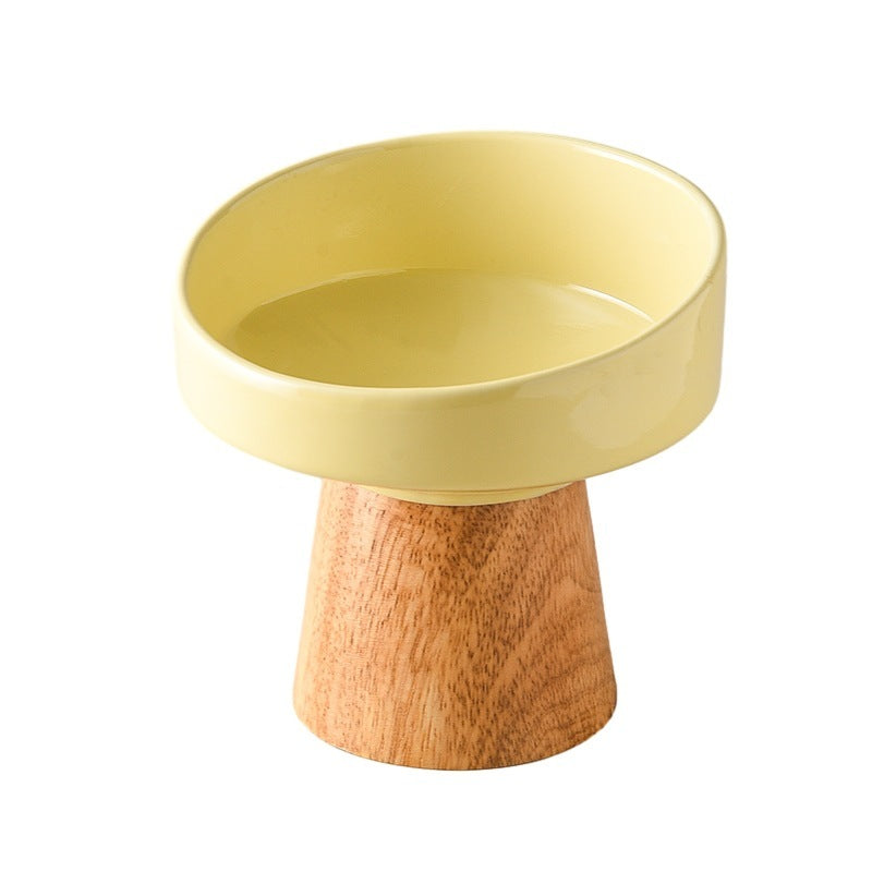 Elevated Cat & Puppy Bowl – Stylish Ceramic Design